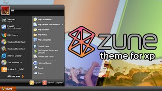 Microsoft's Zune Theme for Windows XP - Overview & Installation screenshot 2