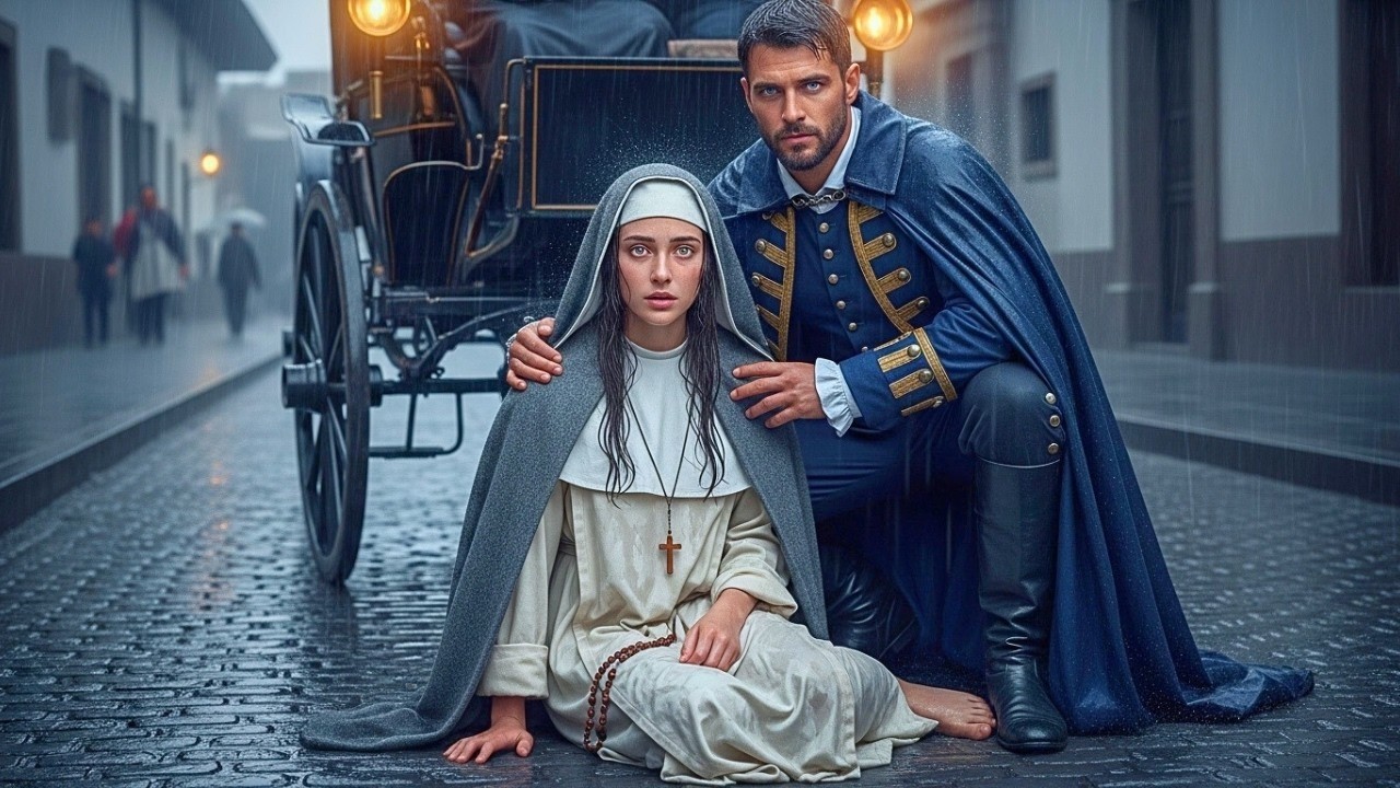 ESCAPÓ DE UN CONVENTO EN MEDIO DE LA LLUVIA — Y EL HOMBRE MÁS PODEROSO LA OCULTÓ EN SU MANSIÓN