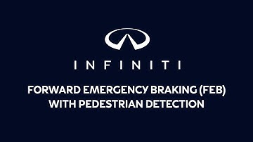2026 INFINITI QX80 - Forward Emergency Braking (FEB) with Pedestrian Detection