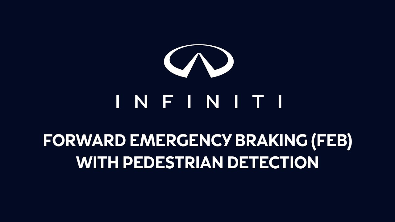 2026 INFINITI QX80 - Forward Emergency Braking (FEB) with Pedestrian Detection