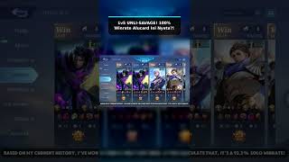 1v5 UNLI-SAVAGE! 100% Winrate Alucard Ini Nyata?!