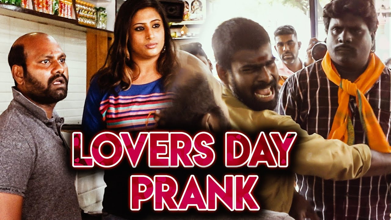 LOVER'S DAY PRANK  - Vada With Sarithiran