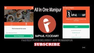 IMPHAL FOODWAY // Mobile App // Manipur Food Delivery screenshot 1