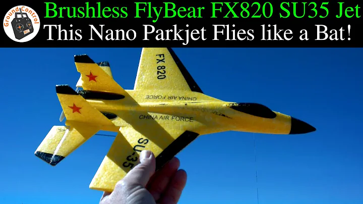 This Nano Parkjet Flies like a Bat! - Brushless FlyBear FX-820 SU-35 Nano 2CH 290mm Wingspan Parkjet