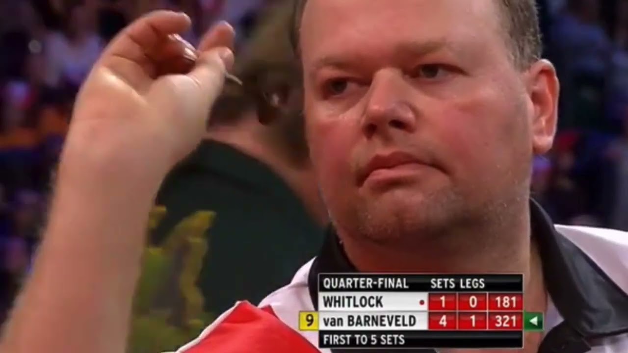 PDC Darts - Fans think Raymond van Barneveld is on a 9 Darter