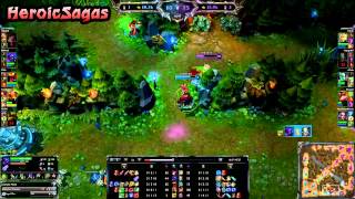 Teemo 30-11 Penta & Quadra Full Game