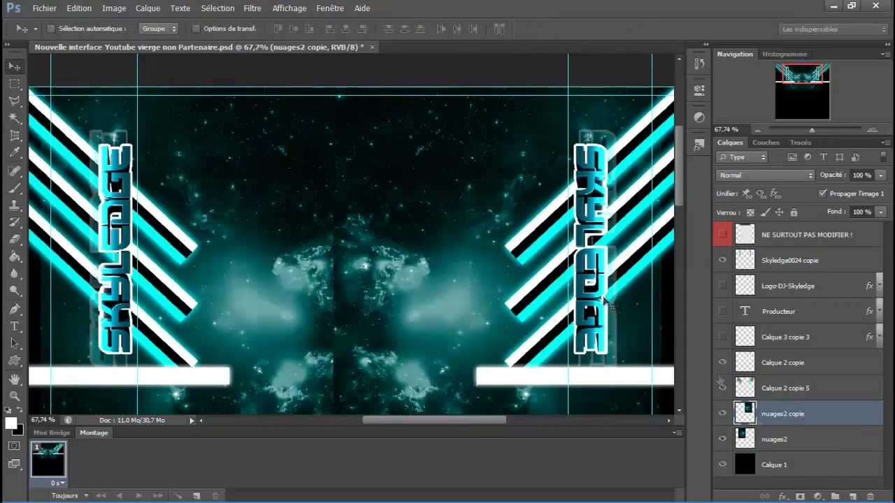 Speed Art #4 | Background Skyledge | by Nyms