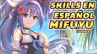 Princess Connect! Re:Dive Mifuyu (Summer) Live2D, Union Burst & Skills (Español)