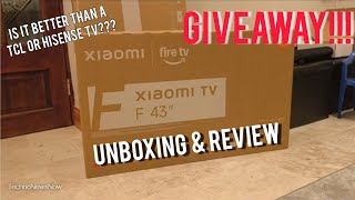 Xiaomi 43 4K Fire Tv F43 2026 Giveaway Déballage Et Test 260 300 Mieux Que Tcl Ou Hisense ?