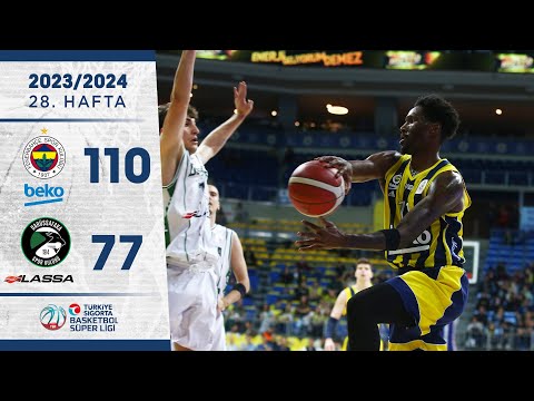 Fenerbahçe Beko (110-77) Darüşşafaka Lassa - Türkiye Sigorta Basketbol Süper Ligi - 2023/24