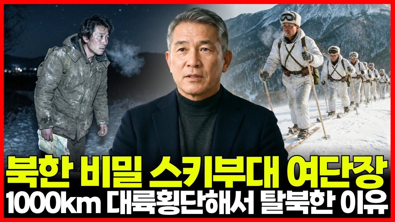 북한 비밀 스키부대 여단장, 1000km 대륙횡단해서 탈북한 기막힌 사연