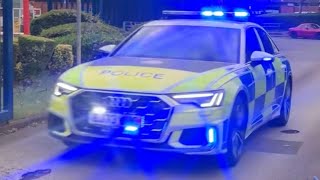 Marked 73 Plate Audi A6 Operational Firearms Commander Responding Greater Manchester Police 