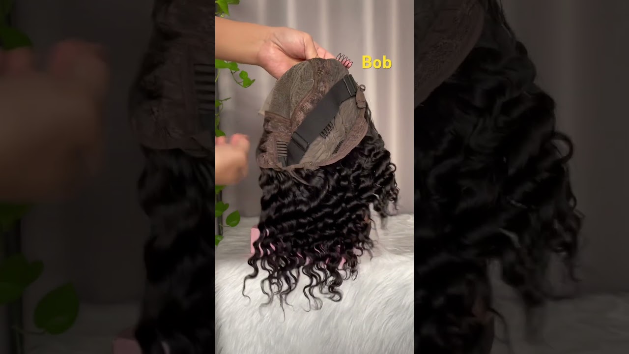 Deep Wave Bob Wig 10 Inch 4x4 Closure Unit 