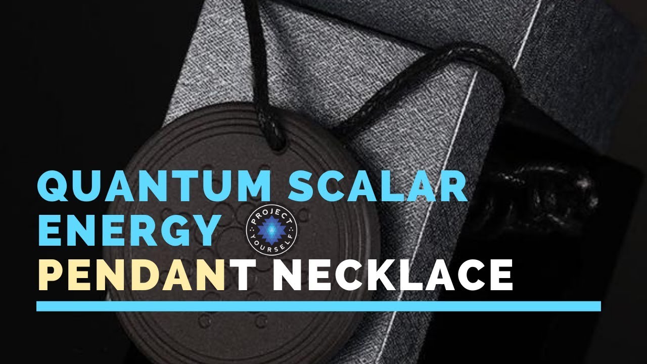 Quantum Scalar Energy Pendant Necklace