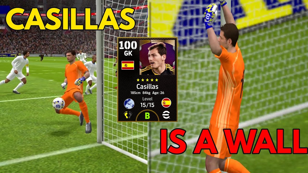 Casillas Best Saves in Efootball 2023 mobile | PES mobile | GAMEPLAY