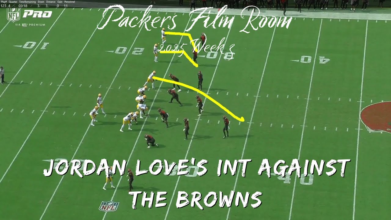 Packers Film Room: Breaking Down Jordan Love's INT, 2025 Week 3