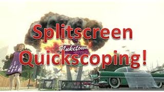 Splitscreen Quickscoping! (Black Ops 2 Sniping FFA Nuketown 2025)