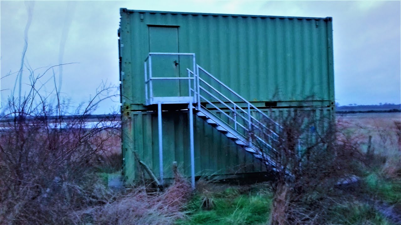 WILD CAMPING IN A BIRD HIDE DURING STORM DENNIS | 24 HOUR SWEDISH ARMY ARCTIC RATION REVIEW