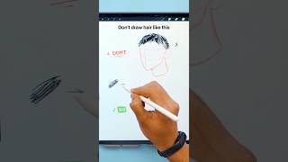 Don’t Draw Hair like this