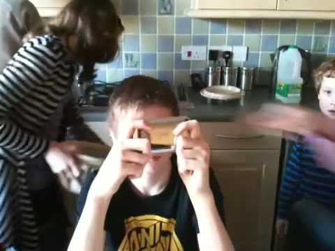 Elliot in the kitchen