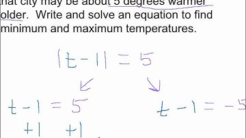 Absolute Value Word Problem