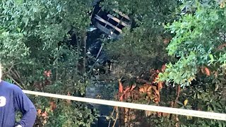Firefighter falls through floor while fighting flames at  northwest Harris County home