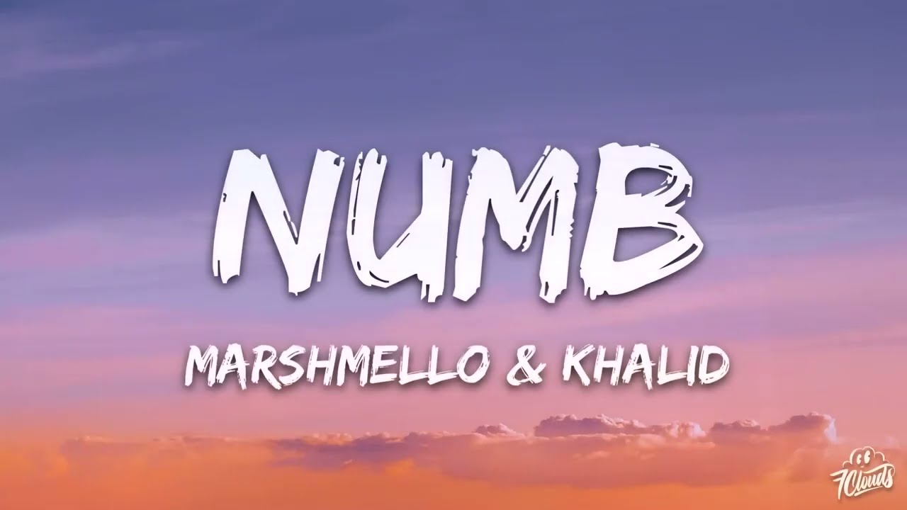 Marshmello, Khalid Numb (Lyrics) 8D Audio YouTube