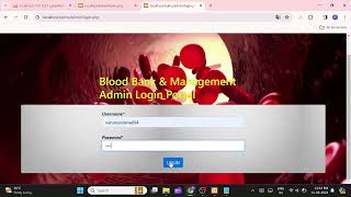 Blood Bank & Doner/Donation Management System Project With Project Reports, PPT & Source Code