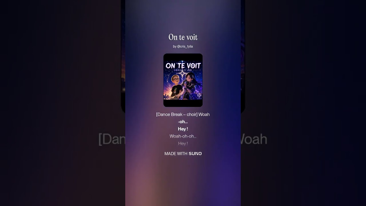 On te voit. Premier titre de Sora adlı videoyu YouTube'da izle On te voit. Premier titre de Sora adlı videoyu YouTube'da izle