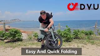 The Future Of Folding Bikes Dyu T1 With Torque Sensor Review