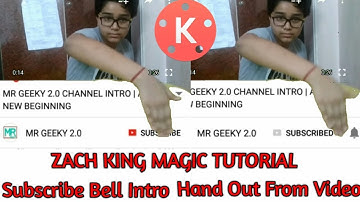 Zach King Magic Tutorial | Youtube Subscribe | In Android with Kindmaster
