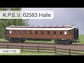 K.P.E.V. 02583 Halle passenger coach built by Tillig 01070 » #iwii