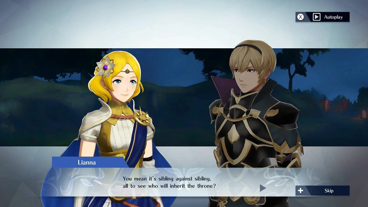 Fire Emblem Warriors - Lianna & Leo Support Conversation