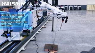 Smart 7-Axis Robotic Welding System with Vision Reverse Modeling | HAISINN Industrial Automation
