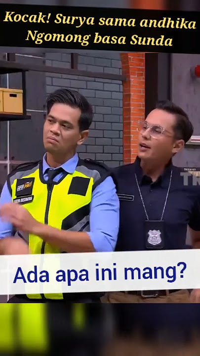 Paling ngakak kalo Surya ngomong Sunda #shorts #komedi