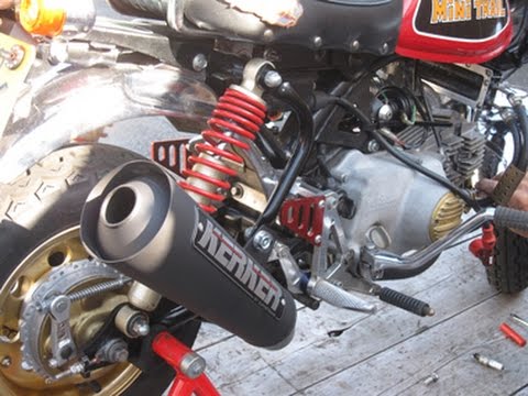MONKEY MAGIC KERKER MuffLer Exhaust sound.マフラー モンキー