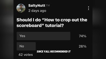 How to crop the scoreboard #tutorial