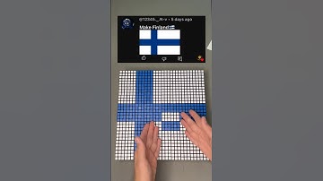 Making Finland With Rubik’s Cubes 🇫🇮