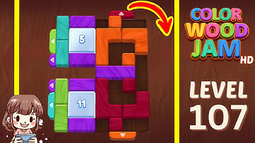 Color Wood Jam Level 107 Solution Walkthrough