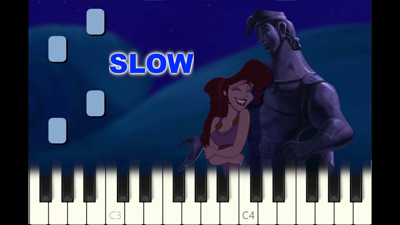 SLOW piano tutorial 