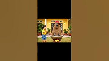 Capy và bé muốn trở thành phi hành gia 😂 #capybara #vuive #ongbavaboss #giaitri