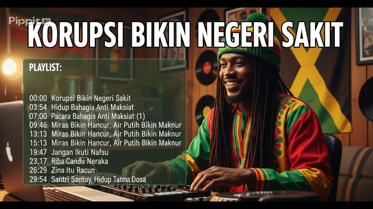 Musik Reggae Islami 2025 | Lagu Santri Ceria Anti Maksiat
