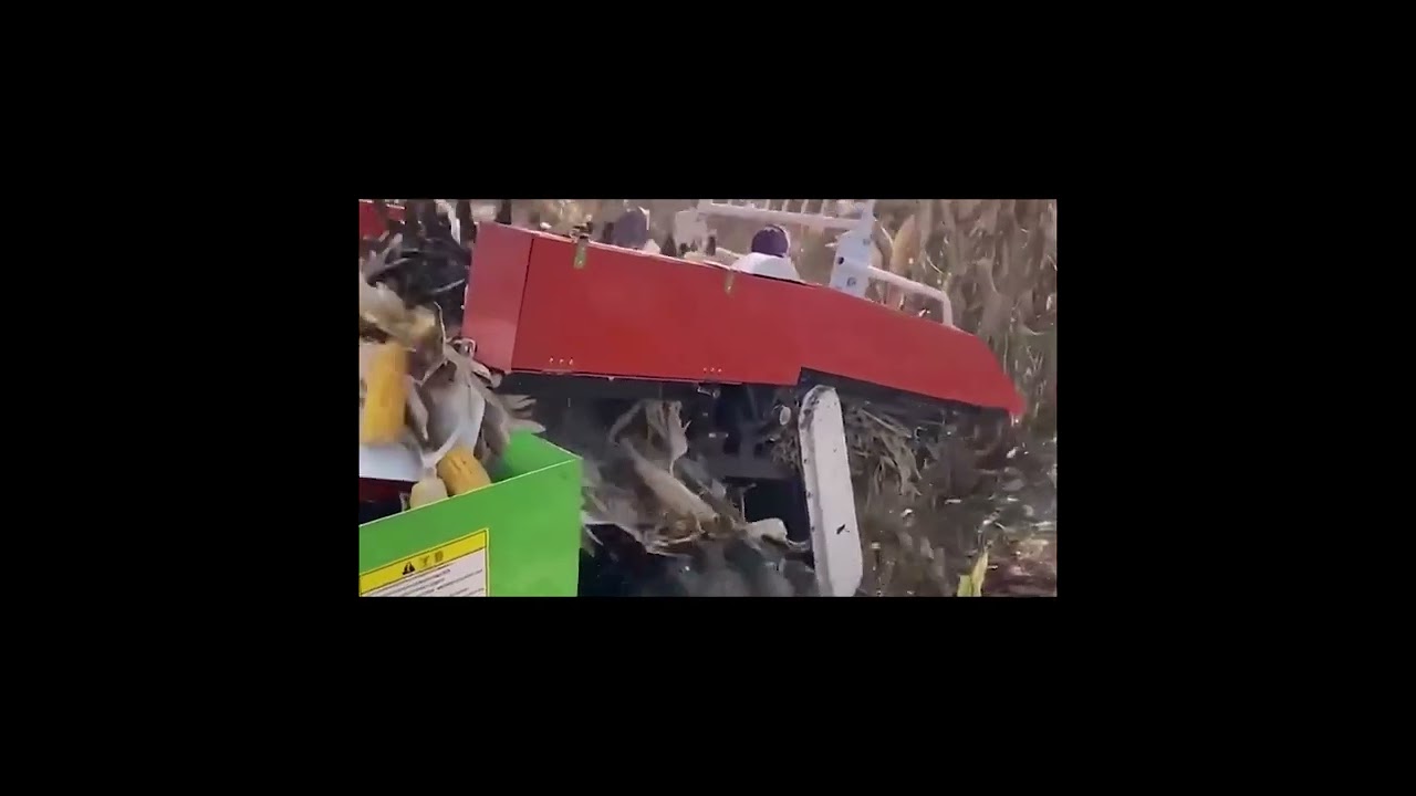 Hot-selling double-row corn harvester large agricultural machinery maize harvesting machine style!!