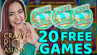 BIG WIN on CRAZY RICH ASIANS Slot Machine in Las Vegas!