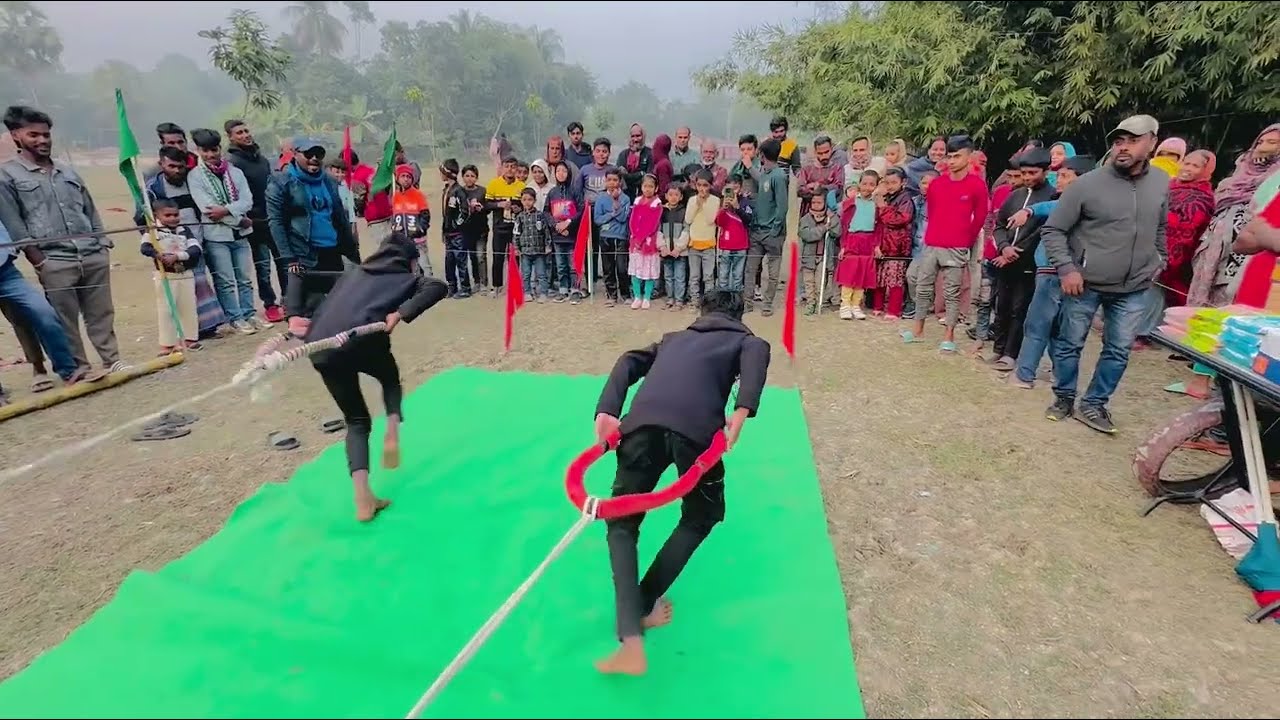 Who Is The Winner? 💪 | Kids Power Test With Tire & Rope | Village Strength Challenge