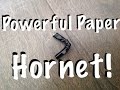 How to make a paper hornet  shoots 60 mph 