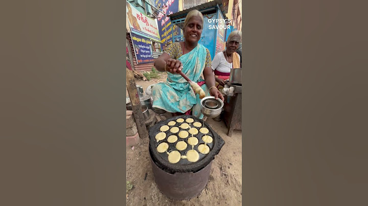 Grandma Making Special Kuzhi Paniyaram | Indian Street Food