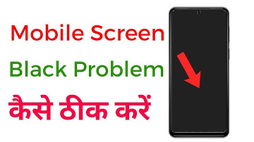 How To Fix Black Screen Problem On Android Non-Removable Battery Phone | Fix Black Screen No Display