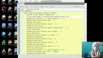 membuat biodata di blueJ #TugasPemprograman