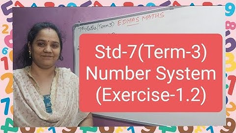 Std-7(Term-3) MATHS/Ch-1 Number System/Exercise-1.2(Addition and Subtraction of Decimal numbers